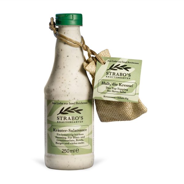Strabo Salatsauce mit Kressesaat